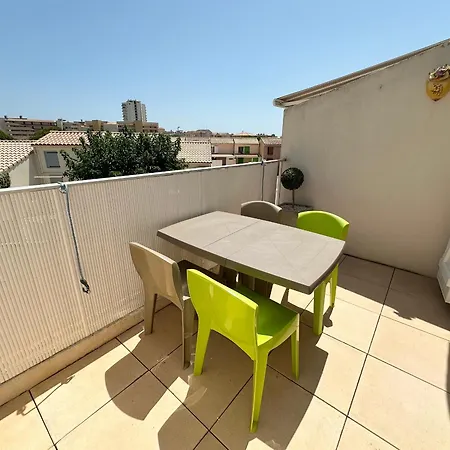 T2 Climatise Avec Terrasse A Pour 3 Personnes - Fr-1-781-108 Valras-Plage