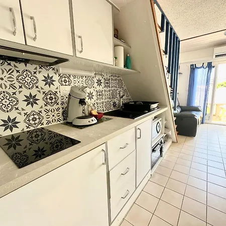 T2 Climatise Avec Terrasse A Pour 3 Personnes - Fr-1-781-108 Valras-Plage